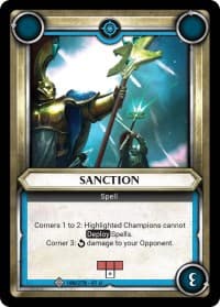 Sanction (Claimed) - Wave 1 - Warhammer Age of Sigmar Champions TCG card