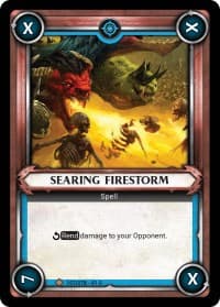 Searing Firestorm (Unclaimed) - Wave 1 - Warhammer Age of Sigmar Champions TCG card