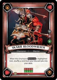 Skarr Bloodwrath (Claimed) - Wave 1 - Warhammer Age of Sigmar Champions TCG card