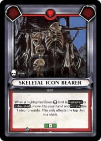 Skeletal Icon Bearer (Claimed) - Wave 1 - Warhammer Age of Sigmar Champions TCG card