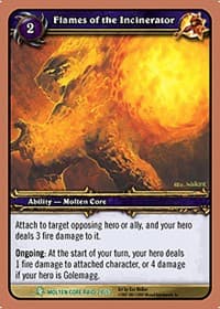 Flames of the Incinerator - Molten Core - WoW card