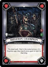 Skeleton Champion (Unclaimed) - Wave 1 - Warhammer Age of Sigmar Champions TCG card