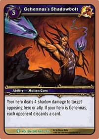 Gehennas's Shadowbolt - Molten Core - WoW card