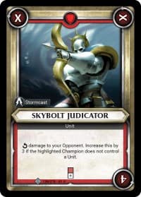 Skybolt Judicator (Claimed) - Wave 1 - Warhammer Age of Sigmar Champions TCG card