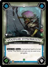 Snazzgar Stinkmullett (Unclaimed) - Wave 1 - Warhammer Age of Sigmar Champions TCG card