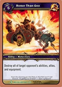 Hotter Than Goo - Molten Core - WoW card