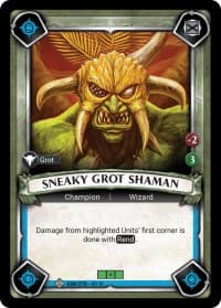 Sneaky Grot Shaman (Claimed) - Wave 1 - Warhammer Age of Sigmar Champions TCG card