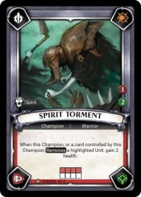 Spirit Torment (Unclaimed) - Wave 1 - Warhammer Age of Sigmar Champions TCG card