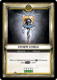 Storm Forge (Unclaimed) - Wave 1 - Warhammer Age of Sigmar Champions TCG card