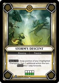 Storm's Descent (Claimed) - Wave 1 - Warhammer Age of Sigmar Champions TCG card