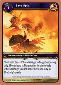 Lava Spit - Molten Core - WoW card