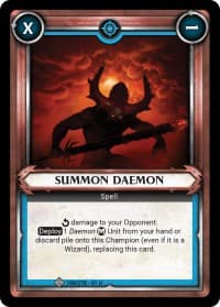 Summon Daemon (Claimed) - Wave 1 - Warhammer Age of Sigmar Champions TCG card