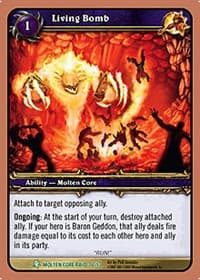 Living Bomb - Molten Core - WoW card