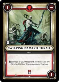 Sweeping Namarti Thrall (Unclaimed) - Wave 1 - Warhammer Age of Sigmar Champions TCG card