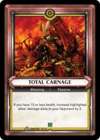 Total Carnage (Unclaimed) - Wave 1 - Warhammer Age of Sigmar Champions TCG card
