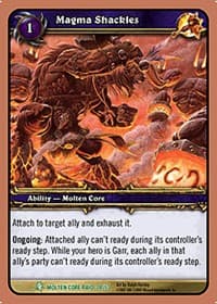 Magma Shackles - Molten Core - WoW card