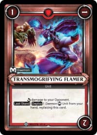 Transmogrifying Flamer (Unclaimed) - Wave 1 - Warhammer Age of Sigmar Champions TCG card