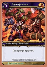 Tight Quarters - Molten Core - WoW card