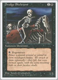Drudge Skeletons - Fourth Edition - Magic: The Gathering card