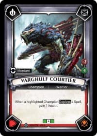Varghulf Courtier (Claimed) - Wave 1 - Warhammer Age of Sigmar Champions TCG card