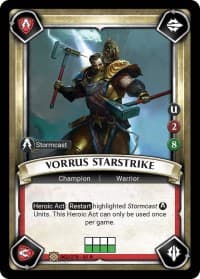 Vorrus Starstrike (Claimed) - Wave 1 - Warhammer Age of Sigmar Champions TCG card