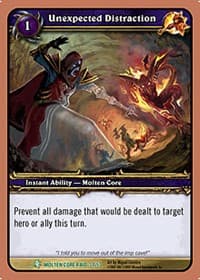 Unexpected Distraction - Molten Core - WoW card