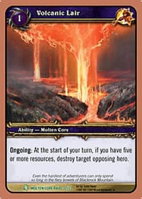 Volcanic Lair - Molten Core - WoW card