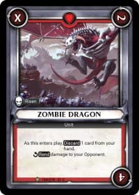 Zombie Dragon (Unclaimed) - Wave 1 - Warhammer Age of Sigmar Champions TCG card