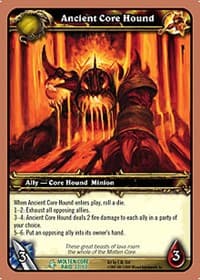 Ancient Core Hound - Molten Core - WoW card
