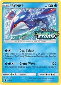 Kyogre - SM129 (Prerelease) - SM Promos - Pokemon card