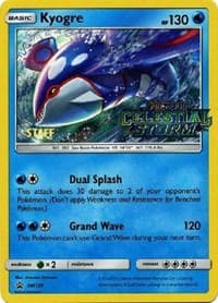 Kyogre - SM129 (Prerelease) [Staff] - SM Promos - Pokemon card