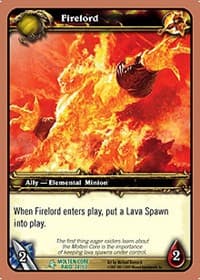 Firelord - Molten Core - WoW card