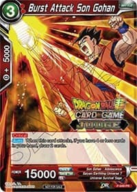 Burst Attack Son Gohan - Judge Promotion Cards - Dragon Ball Super: Masters card
