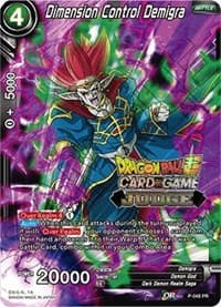 Dimension Control Demigra - Judge Promotion Cards - Dragon Ball Super: Masters card