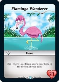 Flamingo Wanderer - The Desolation of Blarg - Munchkin CCG card