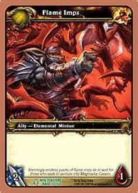 Flame Imps - Molten Core - WoW card