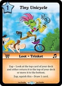 Tiny Unicycle (Alt 1) - The Desolation of Blarg - Munchkin CCG card