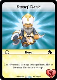 Dwarf Cleric (Alt 2) - Season 1 - Munchkin CCG card