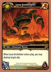 Lava Annihilator - Molten Core - WoW card