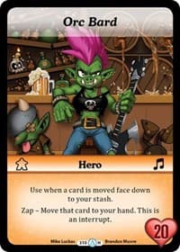 Orc Bard (Alt 2) - Season 1 - Munchkin CCG card