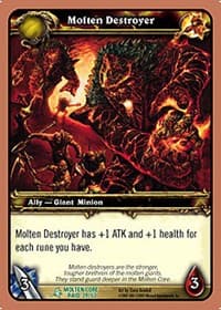 Molten Destroyer - Molten Core - WoW card