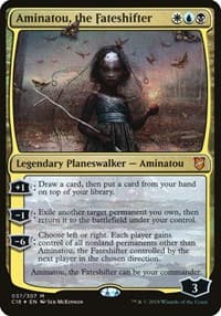 Aminatou, the Fateshifter (Commander 2018) - Oversize Cards - Magic: The Gathering card