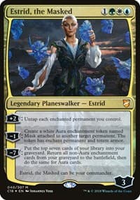 Estrid, the Masked (Commander 2018) - Oversize Cards - Magic: The Gathering card