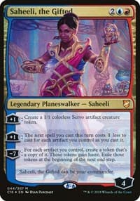 Saheeli, the Gifted (Commander 2018) - Oversize Cards - Magic: The Gathering card