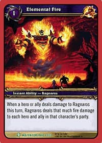 Elemental Fire - Molten Core - WoW card