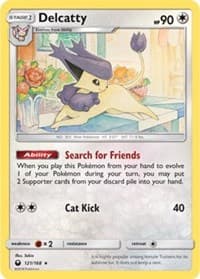 Delcatty - 121/168 (SM Celestial Storm) - Deck Exclusives - Pokemon card
