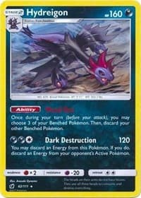 Hydreigon - 62/111 (Cracked Ice Holo) - Deck Exclusives - Pokemon card