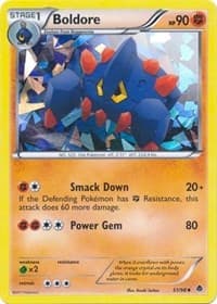 Boldore - 51/98 (Cracked Ice Holo) - Blister Exclusives - Pokemon card