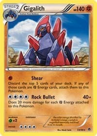 Gigalith - 53/98 (Cracked Ice Holo) - Blister Exclusives - Pokemon card