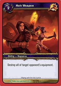 Melt Weapon - Molten Core - WoW card